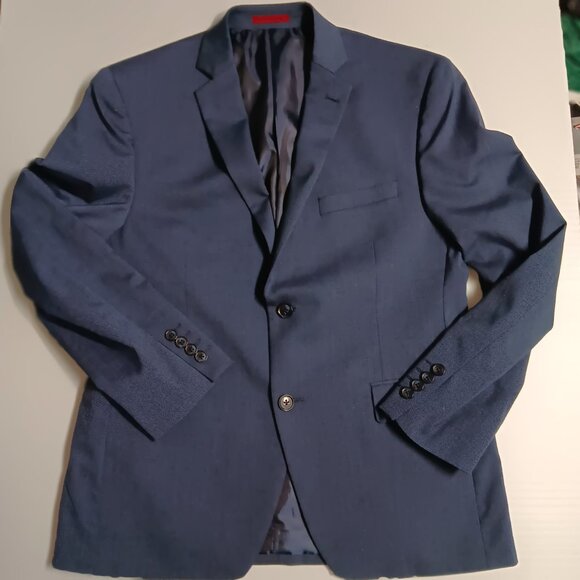 Alfani Wool Suit JackeT For Men  Navy Blue - Picture 1 of 7